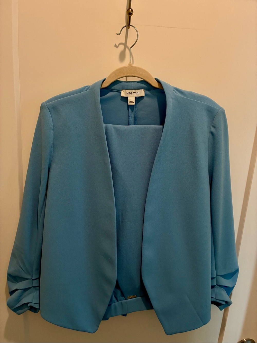 Nine West Sky Blue Pantsuit-never worn!